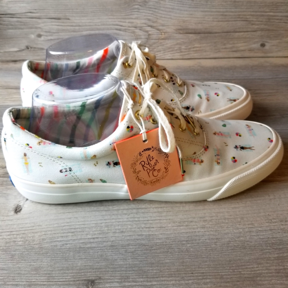 Keds X Rifle Paper Co Sun Girl Sneakers NWT